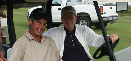 Chris Lutzke and Pete Dye